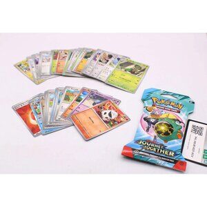 Pokemon Trading Cards (41) Game Journey Together Booster Pack Assorted Pack 2024